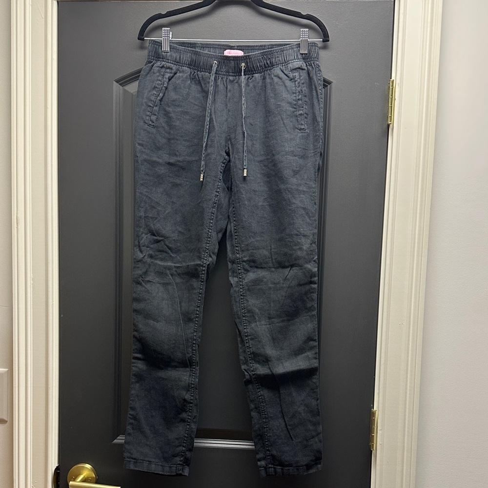 Lilly Pulitzer Black Linen Pants